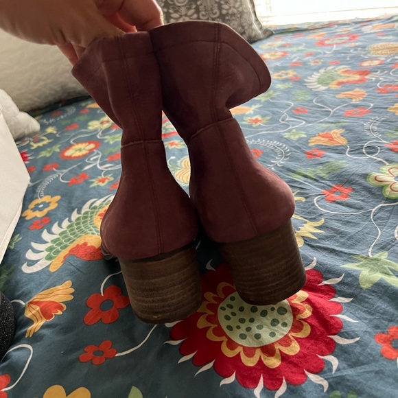 Purple/Plum Ankle Boots - Picture 4 of 16
